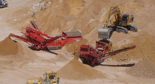 Crible pour mine - 683 - TEREX Mobile Processing Equipment - vibrant / mobile / pour pellets