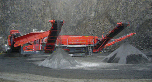 Crible pour mine - 984  - TEREX Mobile Processing Equipment - pour le recyclage / mobile / pour produits en vrac