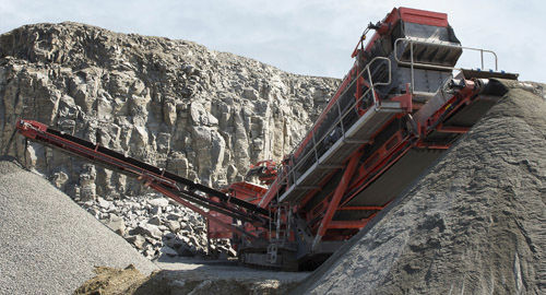 Crible pour le recyclage - 693+ Spaleck - TEREX Mobile Processing Equipment - mobile / pour produits en vrac / pour déchets