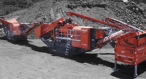 Concasseur à cône - C-1545 - TEREX Mobile Processing Equipment - mobile / haute capacité / sur chenilles