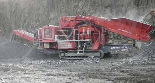 Concasseur à cône hydraulique - C-1540P - TEREX Mobile Processing Equipment - mobile / sur chenilles / haute capacité