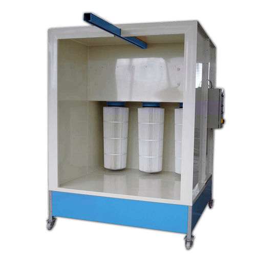 Cabine de poudrage ouverte - TRICO COMPACT CPB 1 - Tricolor Industries - pour pièces détachées / filtre à cartouche / à filtre auto-nettoyant