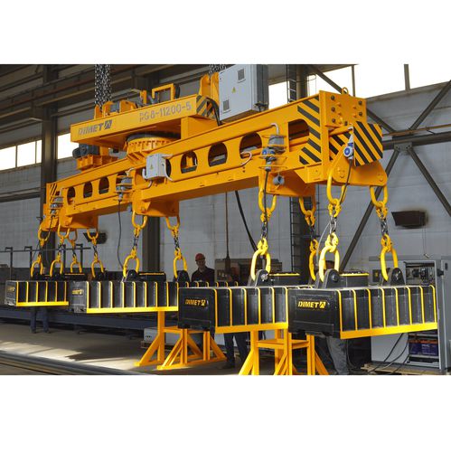 Spreader électromagnétique - DIMET GmbH - pour tôle / pour produits longs / horizontal