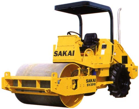 Rouleau compresseur monocylindre - 4 350 kg (9 590 lbs )  | SV201D - SAKAI HEAVY INDUSTRIES - vibrant / articulé