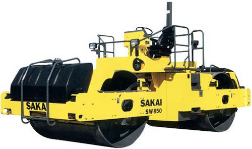 Rouleau compresseur tandem - 12 500 kg ( 27 560 lbs ) | SW850 - SAKAI HEAVY INDUSTRIES - vibrant / articulé