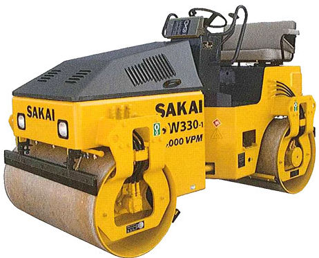 Rouleau compresseur tandem - 2 970 kg  ( 6 550 lbs ) | SW300-1/320-1/330-1 - SAKAI HEAVY INDUSTRIES - vibrant / articulé