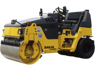 Rouleau compresseur mixte - 2 640 kg ( 5 820 lbs ) | TW352-1 - SAKAI HEAVY INDUSTRIES - articulé
