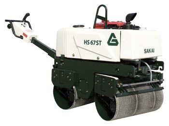 Rouleau compresseur duplex - 750 kg (1 655 lbs) | HS67ST - SAKAI HEAVY INDUSTRIES - manuel