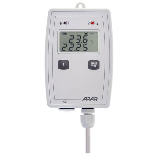 Data logger de température - AR232.B - APLISENS S.A. - USB / bluetooth / avec afficheur LCD