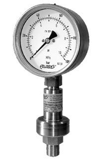 Manomètre analogique - MS-100 - APLISENS S.A. - fileté / à tube de Bourdon / avec séparateur à membrane