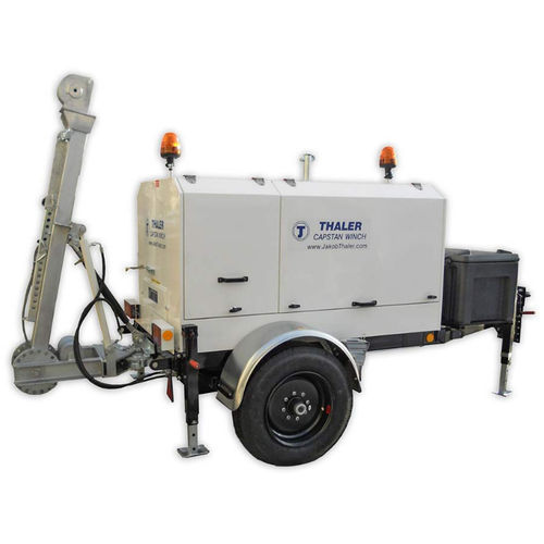 Treuil hydraulique - KE-SP 3050 US Version - Jakob Thaler GmbH - à moteur diesel / de tirage / pour l'assainissement de tuyaux