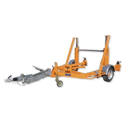 Remorque en U - TTA 2509  - Jakob Thaler GmbH - porte tourets / pour transport et pose de câbles / pour enrouleur de câble