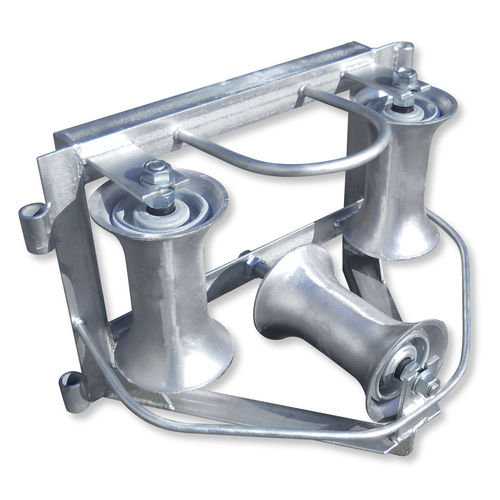 Rouleau pose câble avec rouleau en aluminium - Z-KER 103AL - Jakob Thaler GmbH - avec rouleau en acier