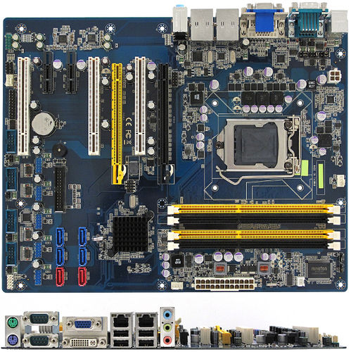 Carte mère ATX - BC67Q - BCM Advanced Research - Intel® Core™ i series / Intel® / DDR3 SDRAM