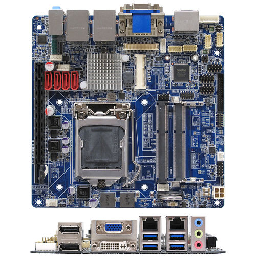 Carte mère mini-ITX - MX87QD - BCM Advanced Research - Intel® Core™ i series / Intel Q87 / DDR2 SDRAM