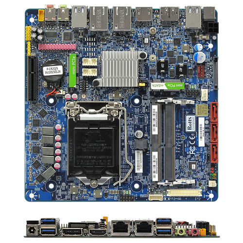 Carte mère mini-ITX - MX110HD - BCM Advanced Research - Intel® Core™ i series / Intel H110 / DDR4 SDRAM