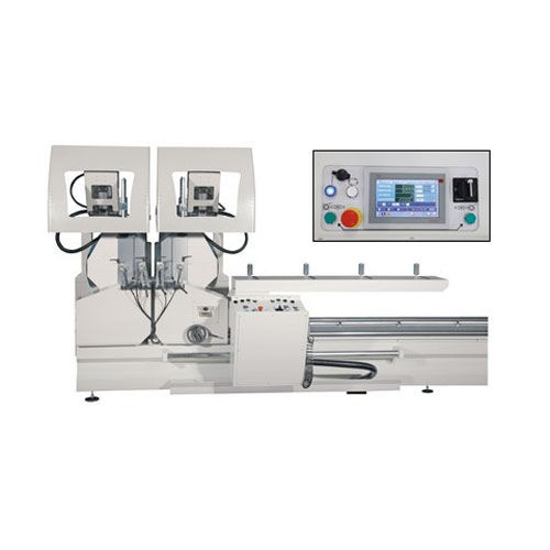 Tronçonneuse à deux têtes pour aluminium - LOGIKA P-RV-550 - ABCD MACHINERY S.r.l.