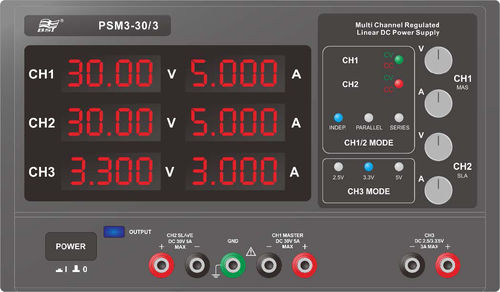 Alimentation électrique de table - PSM3-30/3 - BST Caltek Industrial Ltd - AC/DC / régulée / à triple sortie