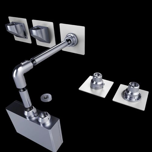 Système de bras de support en acier inoxydable - CP 40 - RITTAL - pour panneau de commande