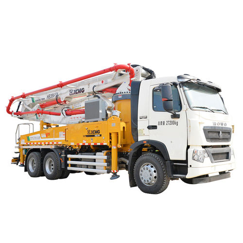 Pompe à béton automotrice mobile - HB39V - XCMG - pour chantier
