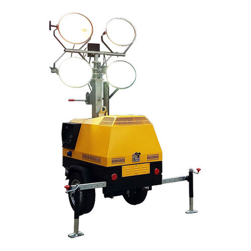 Tour d'éclairage à iodures métalliques - 4VA4000 - XCMG - halogène / à moteur diesel / à moteur essence