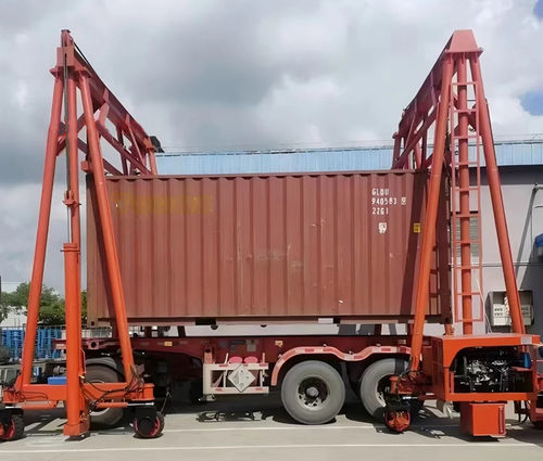 Portique sur pneus - XCMG - pour container / durci