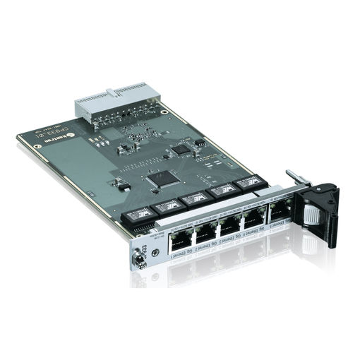 Carte commutateur Ethernet administrable - CP933 - Kontron - 5 ports / de niveau 2 / Gigabit Ethernet