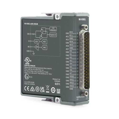 Module E/S numérique - NI-9381 - NATIONAL INSTRUMENTS - analogique / CompactRIO / 4 entrées numériques