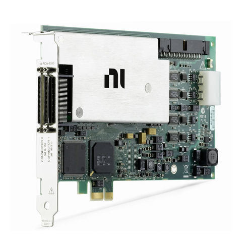 Carte d'E/S numérique - PCIe-6353 - NATIONAL INSTRUMENTS - analogique / à 4 sorties analogiques / à 32 E/S
