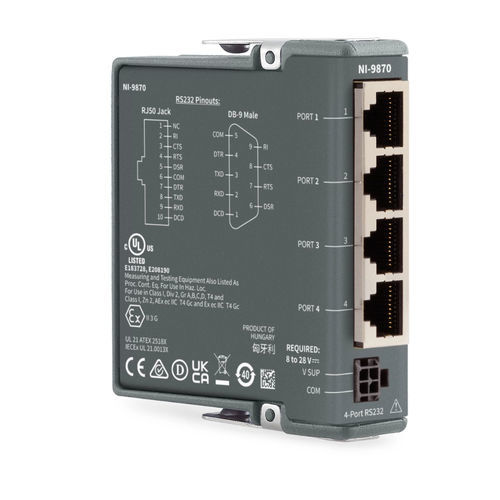 Module d'interface RS-232 - NI-9870 - NATIONAL INSTRUMENTS - Ethernet / série / industriel