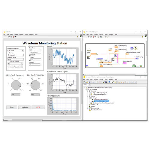 logiciel de programmation - NATIONAL INSTRUMENTS