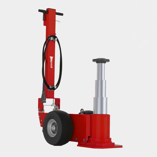Cric rouleur - DPLIFT 80/31 - Paoli - pneumatique / télescopique