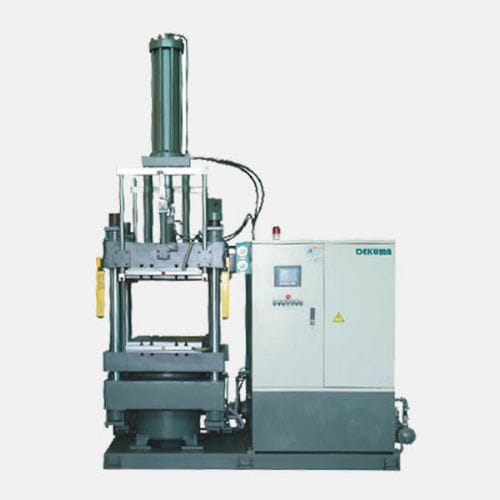 Presse à injecter verticale - DKM-RI  - DEKUMA Rubber and Plastic Technology - hydraulique / pour le caoutchouc