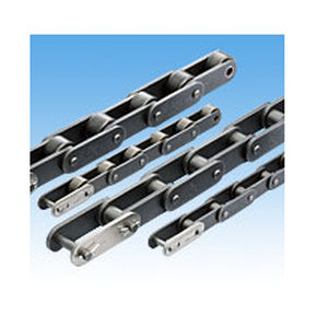 Chaîne de convoyage en acier - RF series - Tsubakimoto Chain - à attaches / à double pas / avec galets de glissement
