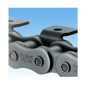 Chaîne de convoyage en acier - BS  - Tsubakimoto Chain - à attaches / de petite taille
