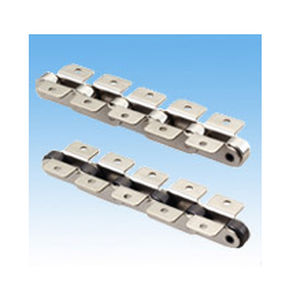 Chaîne de convoyage en acier inoxydable - LSK series - Tsubakimoto Chain - à plaques déportées / de petite taille