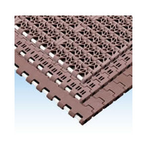 Bande de convoyeur flexible - BT series - Tsubakimoto Chain - modulaire / à aspiration / lisse