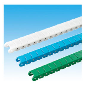 Chaîne de convoyage en plastique - RSP  - Tsubakimoto Chain - à maillons monoblocs / avec galets de glissement