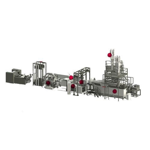 Ligne d'extrusion pour le thermoformage - Gneuß Kunststofftechnik GmbH - de plaques / de produits alimentaires / couchage