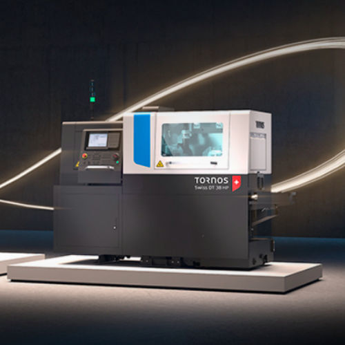 Décolleteuse CNC - DT 13 series  - TORNOS - 5 axes / rigide / à deux broches
