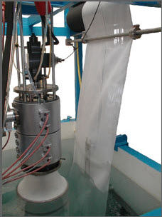 Ligne d'extrusion de grillage en plastique - 80 - 320 Kg/h  - CORELCO - pour thermoplastiques