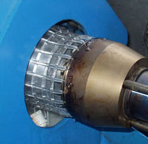 Ligne d'extrusion de profilés - 200 - 450 Kg/h - CORELCO - de grillage en plastique / pour thermoplastiques