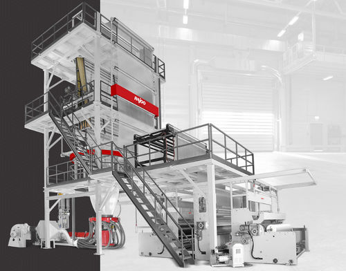 Ligne d'extrusion monocouche - Foilex™ - Rajoo Engineers Ltd. - de film par gonflage / pour PP / pour film étirable