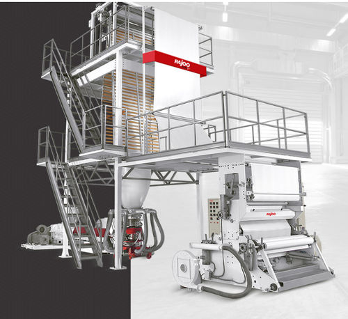 Ligne d'extrusion de plaques - FOMEX™  - Rajoo Engineers Ltd. - de film par gonflage / pour thermoplastiques / pour film alimentaire