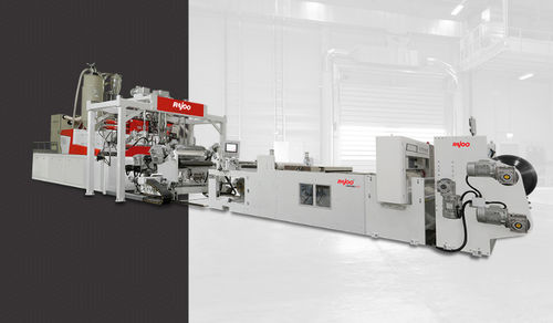 Ligne d'extrusion multicouche - LAMINArPET®  - Rajoo Engineers Ltd. - double vis / de produits alimentaires / pour thermoplastiques