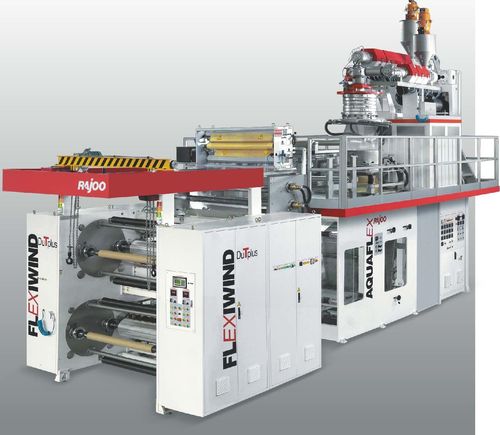 Ligne d'extrusion 3 couches - Aquaflex® - Rajoo Engineers Ltd. - pour applications médicales / de film par gonflage / pour PP