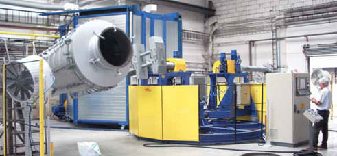 Machine de rotomoulage type shuttle - ROTOSWING - Caccia Engineering S.r.l.