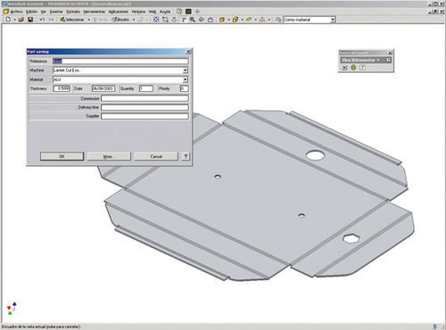 Logiciel de conception - Lantek Flex3d Inventor ® - Lantek Sheet Metal Solutions S.L. - pour tôlerie / 3D / 2D
