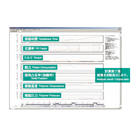 Logiciel de simulation d'extrusion - TEX-FAN  - JSW The Japan Steel Works, Ltd. - d'analyse / de mixage / de process