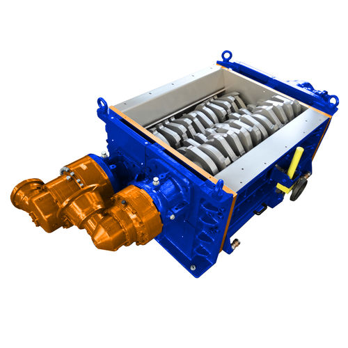 Déchiqueteur primaire - 3R 75/ER series - SatrindTech S.r.l - à 3 arbres / pour le bois / pour carton